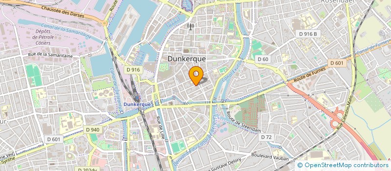 localisation de l'entreprise G'UP DK à DUNKERQUE