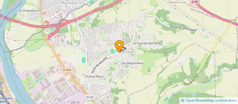 localisation de l'entreprise G V GANATHAINE  GENAY