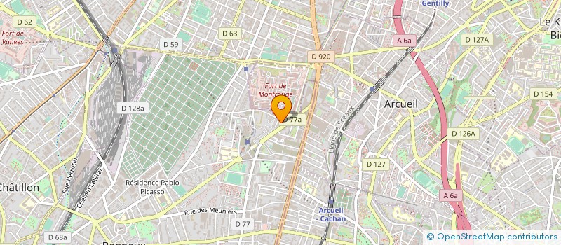 localisation de l'entreprise G V L à BAGNEUX