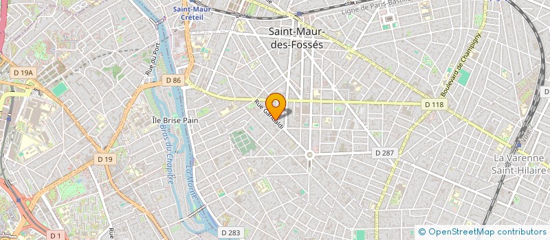localisation de l'entreprise G.VALENTIM à SAINT-MAUR-DES-FOSSES