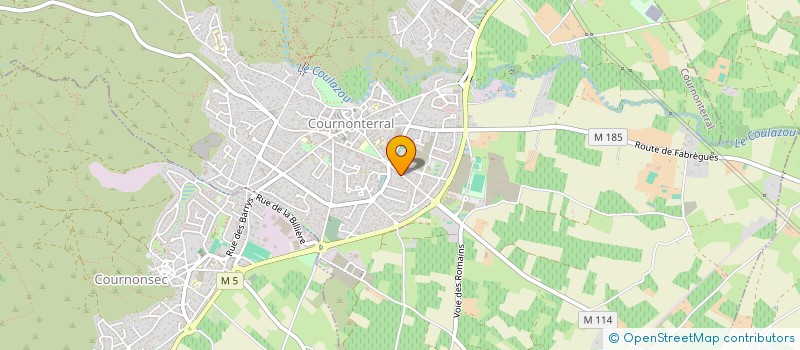 localisation de l'entreprise G VAQUIER ET FILS à COURNONTERRAL
