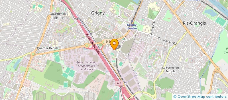 localisation de l'entreprise G.VENTIL à GRIGNY