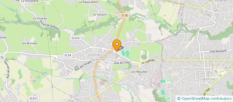 localisation de l'entreprise G'VIMMO à TASSIN-LA-DEMI-LUNE
