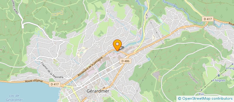 localisation de l'entreprise G.VOTRE CUISINE à GERARDMER