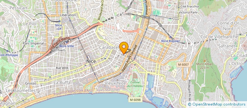 localisation de l'entreprise G WEB à NICE