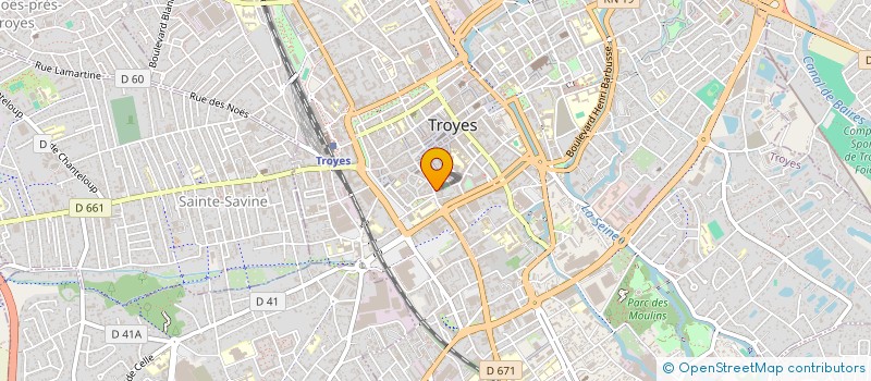 localisation de l'entreprise G-WORKS à TROYES