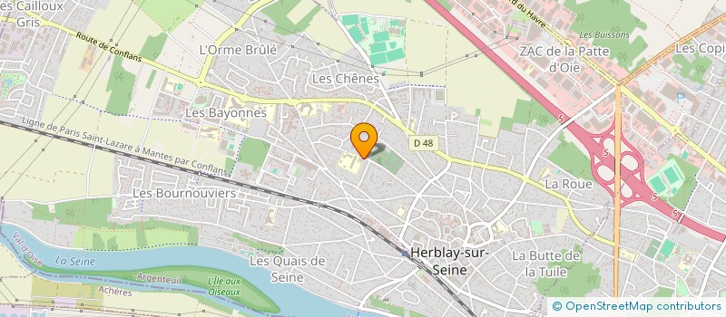 localisation de l'entreprise G&Y COCONS  HERBLAY-SUR-SEINE