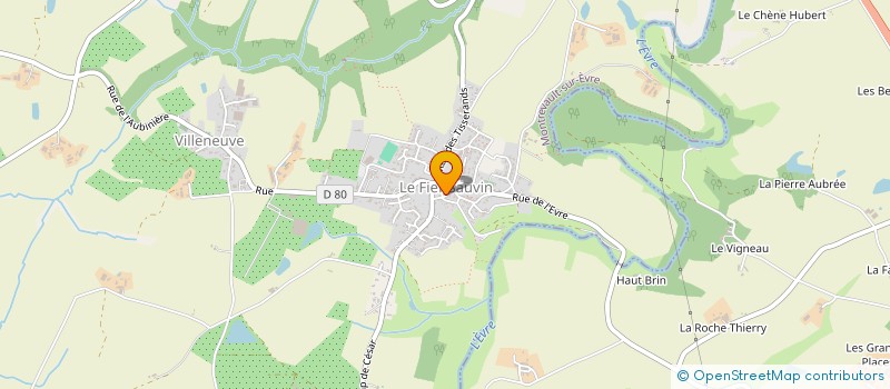 localisation de l'entreprise G.Y.F  BEAUPREAU-EN-MAUGES