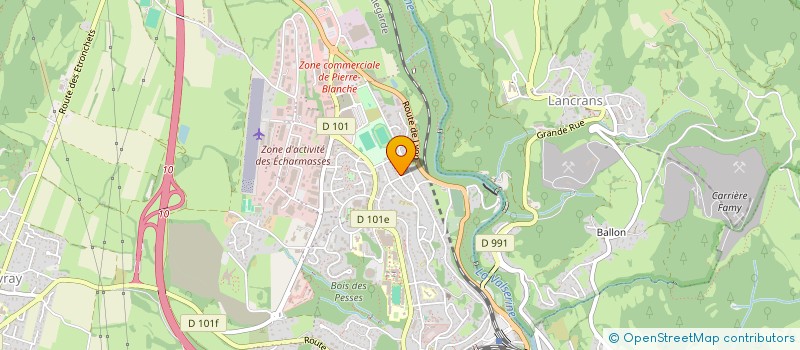 localisation de l'entreprise G.Y.H  VALSERHONE