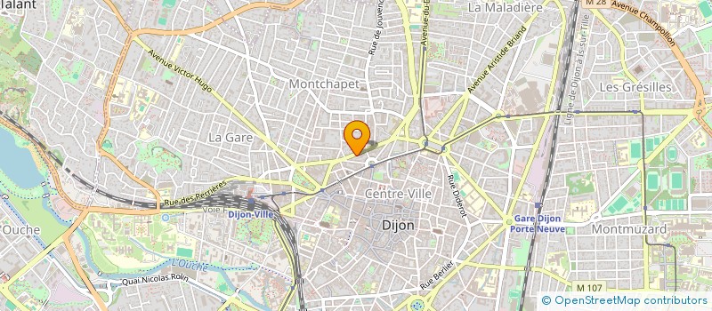 localisation de l'entreprise G.Y. HOLDING  DIJON