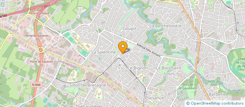 localisation de l'entreprise G.Y. TECHNOLOGIES à ORVAULT