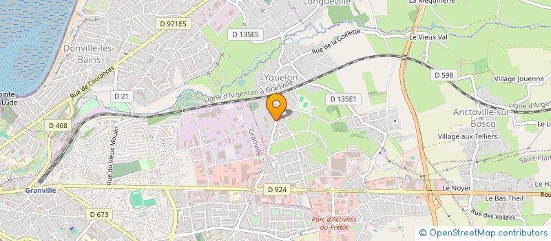 localisation de l'entreprise G YQUELON  YQUELON