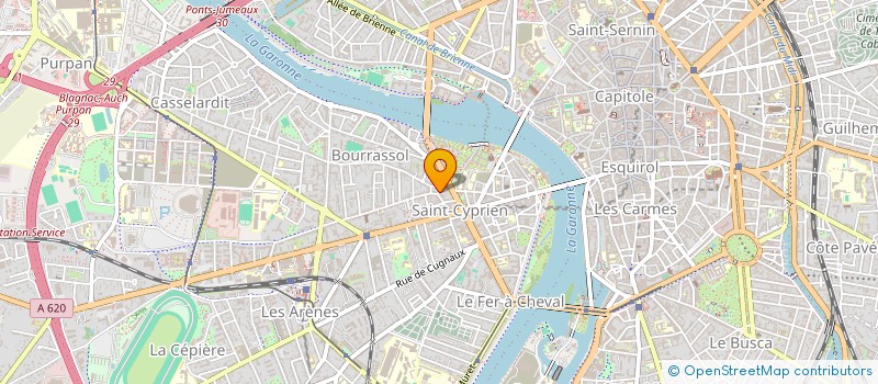 localisation de l'entreprise G.Z FITWAY à TOULOUSE