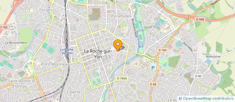 localisation de l'entreprise G. Z. P. à LA ROCHE-SUR-YON