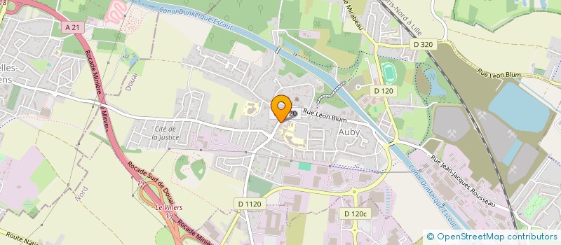 localisation de l'entreprise G12  AUBY