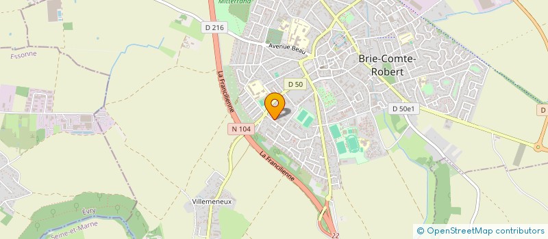 localisation de l'entreprise G13 VALLEE  BRIE-COMTE-ROBERT