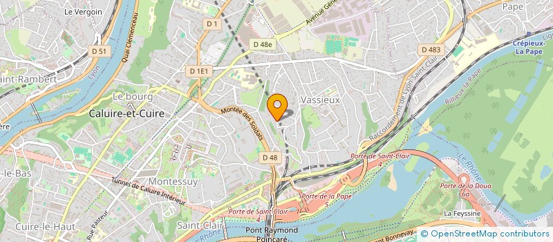 localisation de l'entreprise G1M  CALUIRE-ET-CUIRE