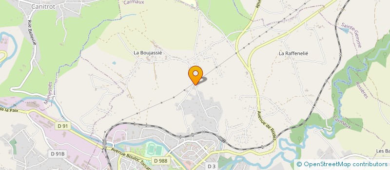 localisation de l'entreprise G1TECH  CARMAUX