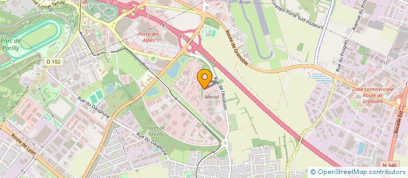 localisation de l'entreprise G2  ST PRIEST