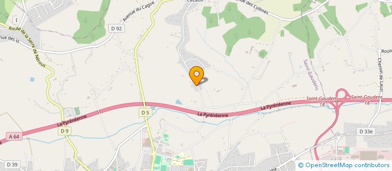 localisation de l'entreprise G2  SAINT-GAUDENS