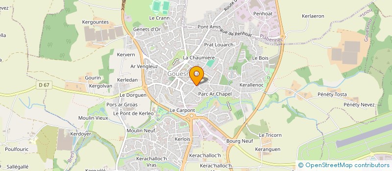 localisation de l'entreprise G2 à GOUESNOU