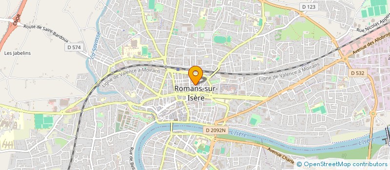 localisation de l'entreprise G2 COACH  ROMANS-SUR-ISERE