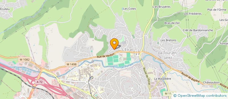 localisation de l'entreprise G2 IMMO  L'ETRAT