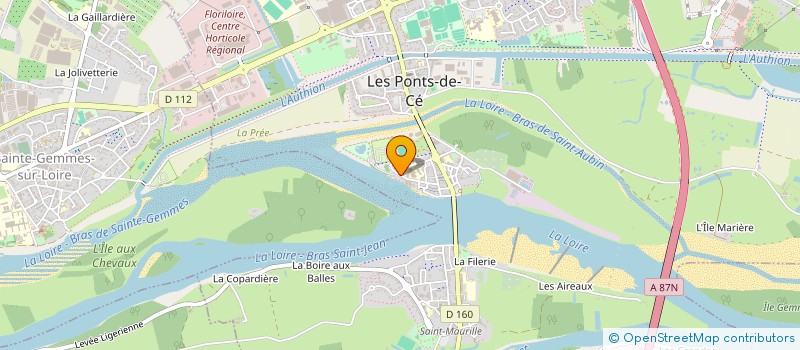 localisation de l'entreprise G2 INVEST  LES PONTS-DE-CE