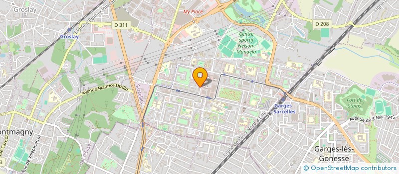 localisation de l'entreprise G2 SIGMA  SARCELLES