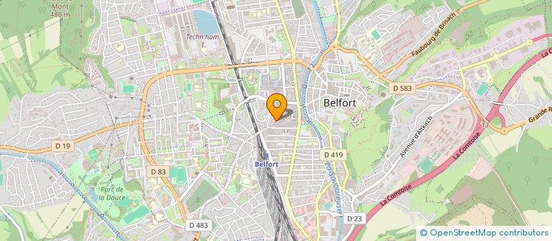 localisation de l'entreprise G27 à BELFORT