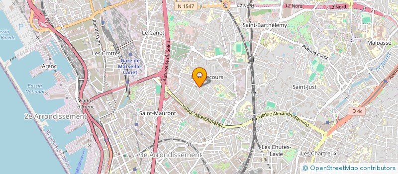 localisation de l'entreprise G27 SERVICE TAXI à MARSEILLE