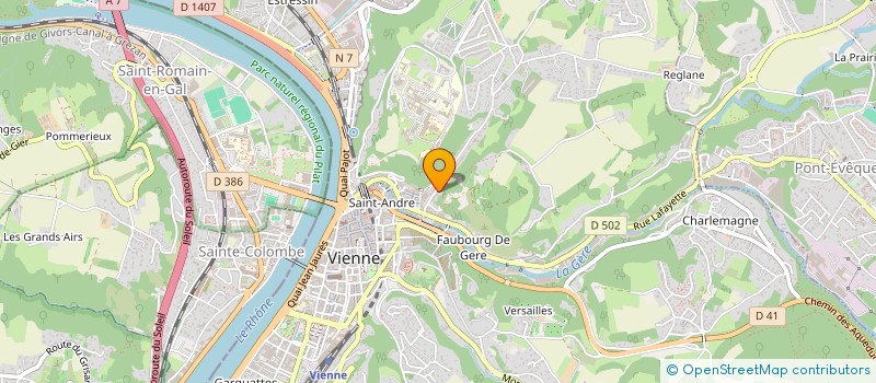 localisation de l'entreprise G2A à VIENNE