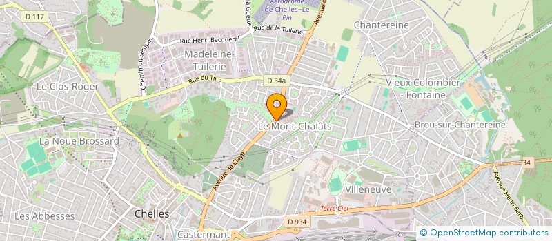 localisation de l'entreprise G2A  CHELLES