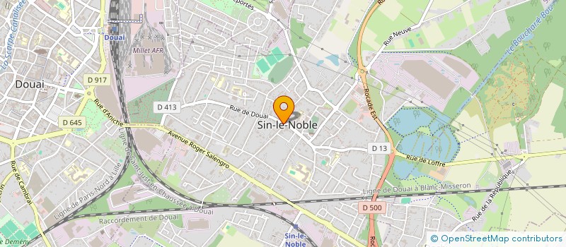 localisation de l'entreprise G2A  SIN-LE-NOBLE