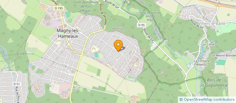 localisation de l'entreprise G2A CONSEIL  MAGNY-LES-HAMEAUX