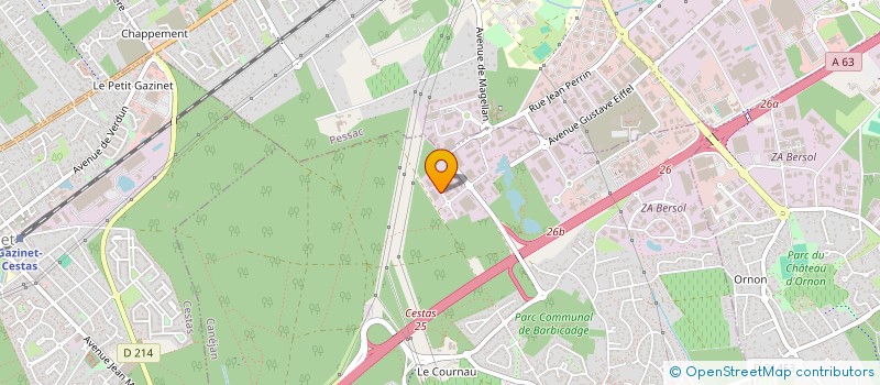 localisation de l'entreprise G2A HOLDING à CANEJAN