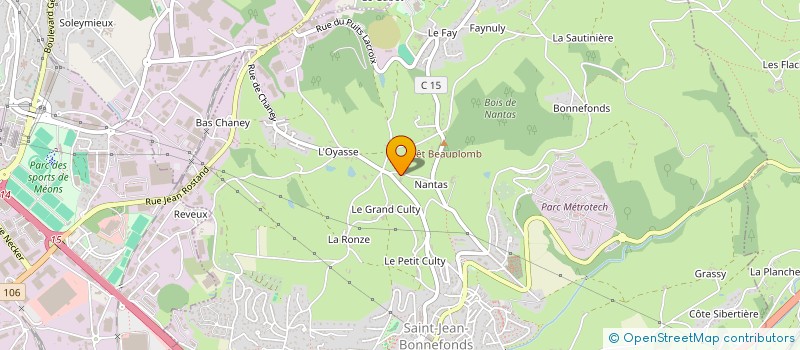 localisation de l'entreprise G2A IMMO  SAINT-JEAN-BONNEFONDS