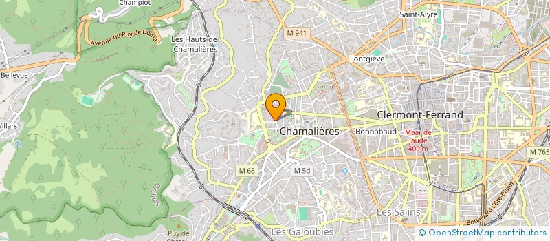 localisation de l'entreprise G2A IMMO  CHAMALIERES