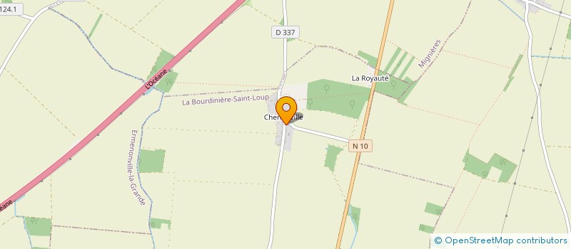 localisation de l'entreprise G2A PAYSAGE à LA BOURDINIERE-SAINT-LOUP