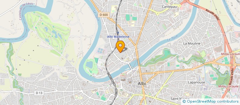 localisation de l'entreprise G2A SELECTION  ALBI