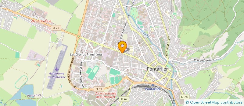 localisation de l'entreprise G2AM à PONTARLIER