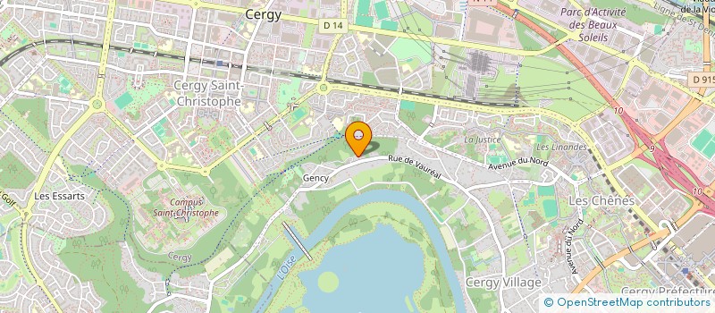 localisation de l'entreprise G2AN-IMMO  CERGY