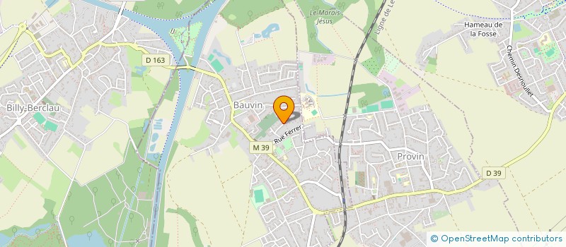 localisation de l'entreprise G2B  BAUVIN