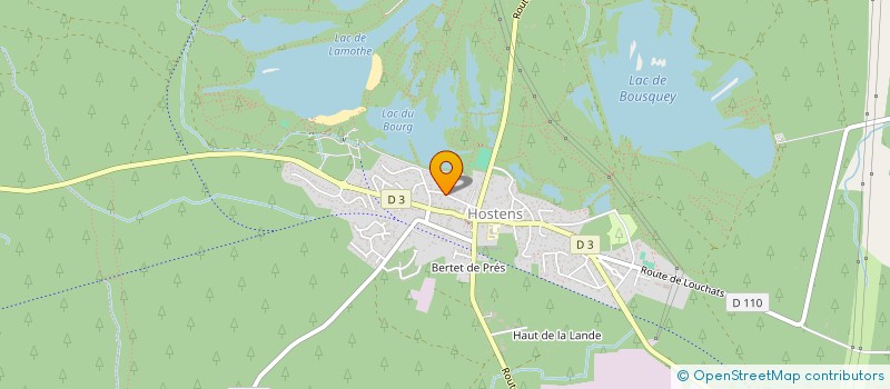 localisation de l'entreprise G2B  HOSTENS