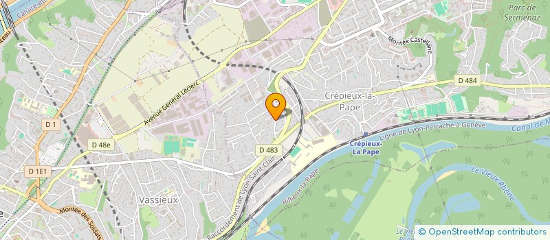 localisation de l'entreprise G2B à RILLIEUX-LA-PAPE