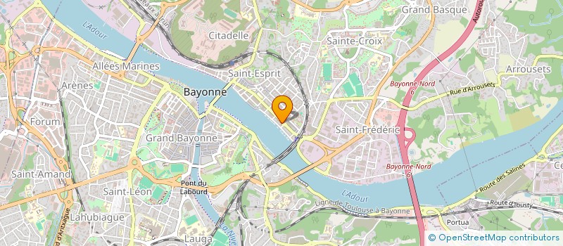 localisation de l'entreprise G2C  BAYONNE