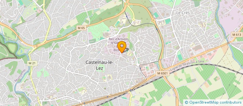 localisation de l'entreprise G2C à CASTELNAU-LE-LEZ