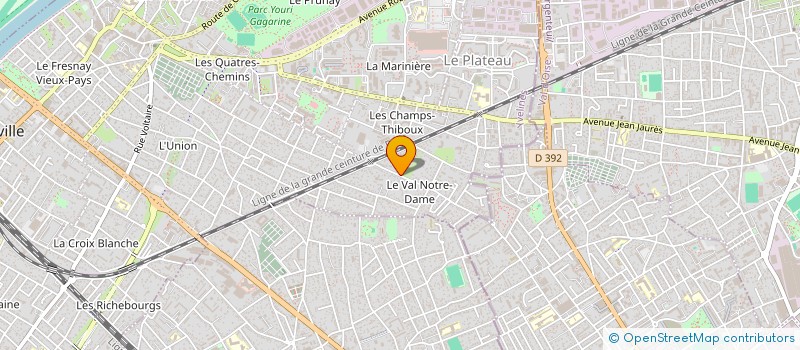 localisation de l'entreprise G2C  SARTROUVILLE