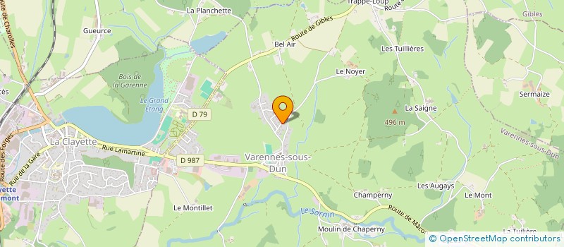 localisation de l'entreprise G2C à VARENNES-SOUS-DUN
