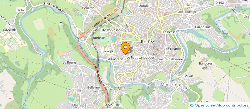 localisation de l'entreprise G2C à RODEZ
